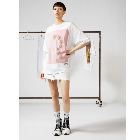 Versace Jeans Couture Printed Oversize T-shirt - Picture 1 of 9